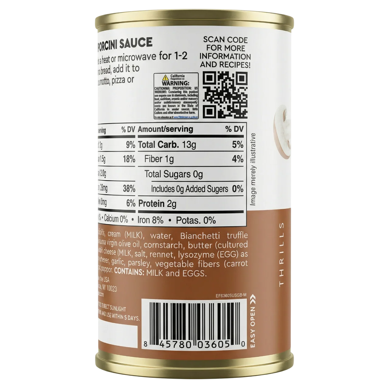White Truffles & Porcini Sauce 6.4 oz - Image 3